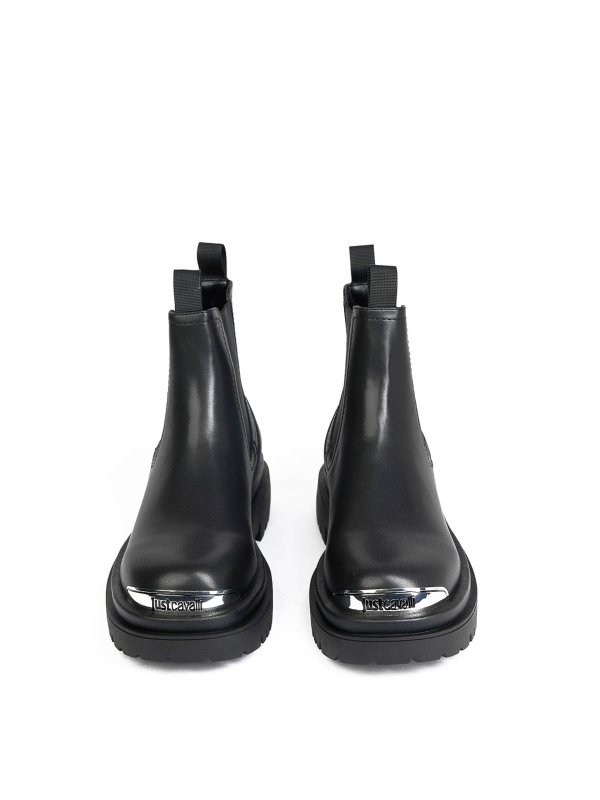 アンクルブーツ - 黒 shop online: JUST CAVALLI