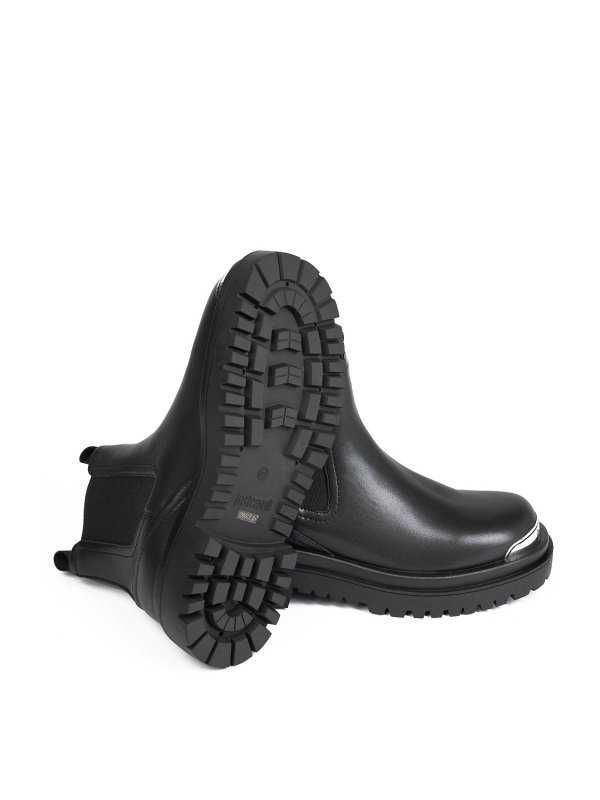 The Best Shops JUST CAVALLI: アンクルブーツ - 黒