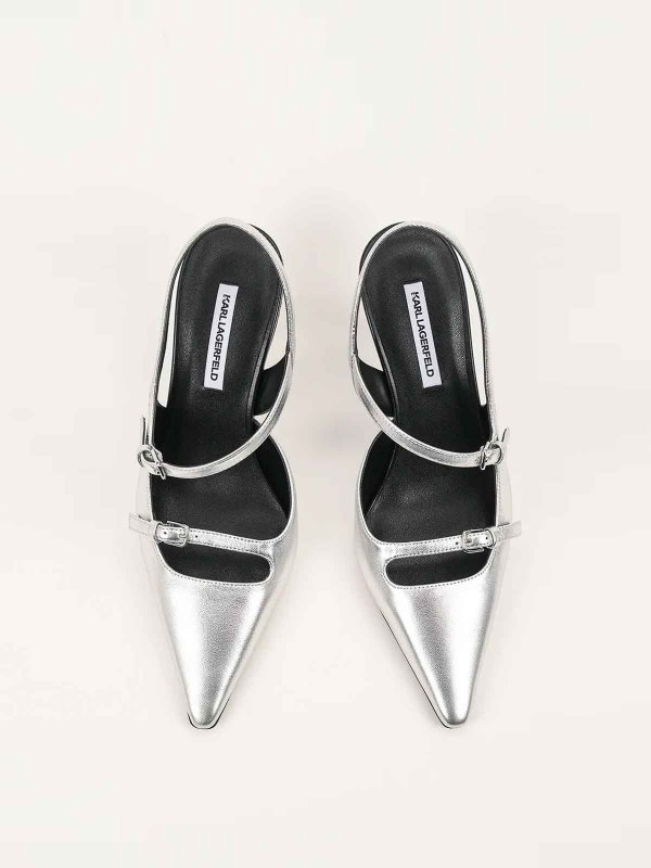 The Best Shops KARL LAGERFELD: パンプス - パンプス - 銀