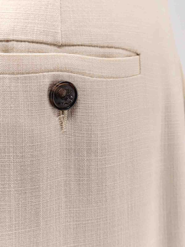 The Best Shops ETRO: カジュアルトラウザー - カジュアルパンツ - 白