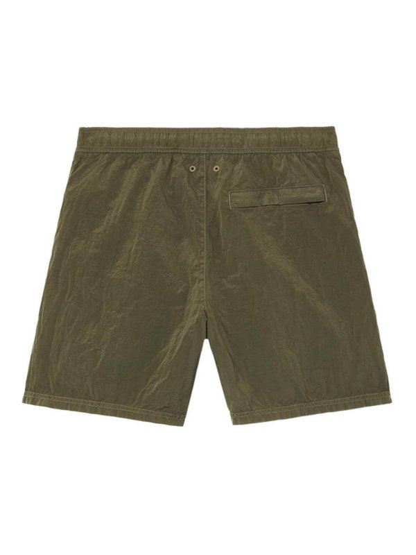 STONE ISLAND: Swim shorts & swimming trunks online - Boxer Mare In Econylon