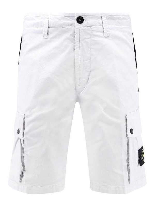 STONE ISLAND: Shorts - Short - Bleu