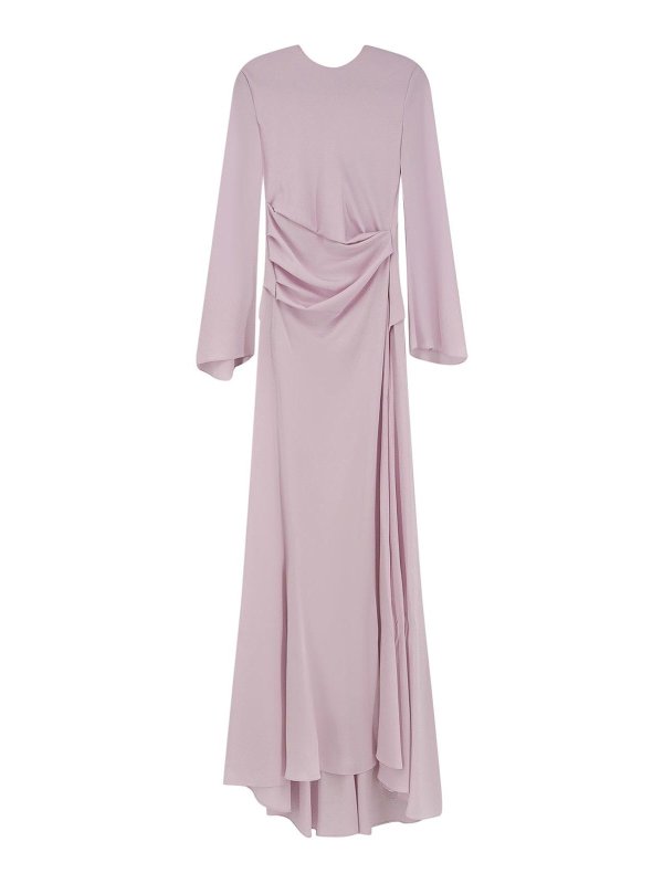 ALEXANDER MCQUEEN: マキシドレス - マキシドレス - ヌードカラー