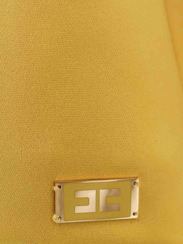 The Best Shops ELISABETTA FRANCHI: ショートドレス - ショートドレス - ライトイエロー