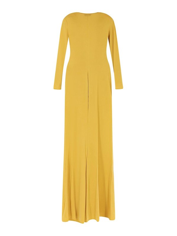 ELISABETTA FRANCHI: マキシドレス online - マキシドレス - ライトイエロー