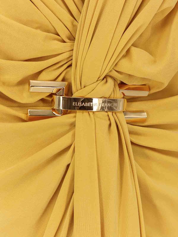 The Best Shops ELISABETTA FRANCHI: マキシドレス - マキシドレス - ライトイエロー