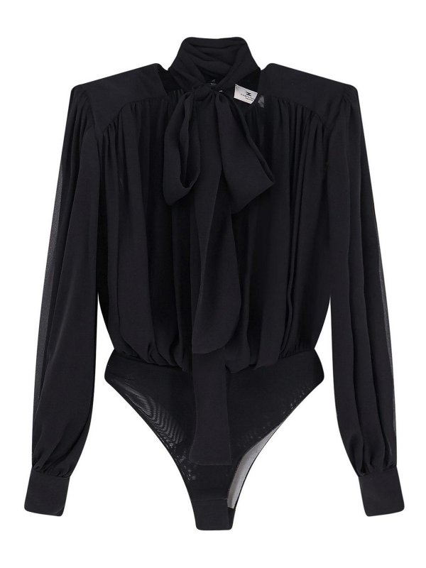 ELISABETTA FRANCHI: トップス＆タンクトップ - トップ/タンクトップ - 黒