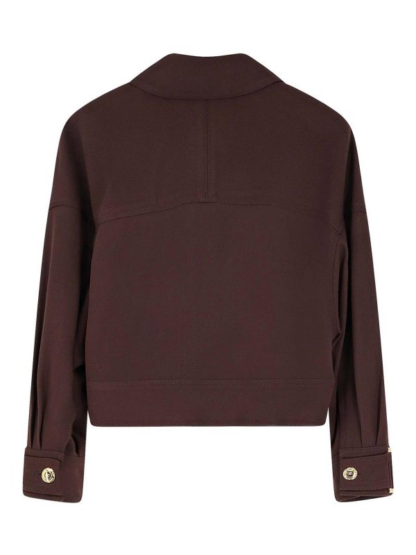 ELISABETTA FRANCHI: カジュアルジャケット online - カジュアルジャケット - ブラウン