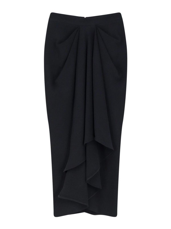 GIVENCHY: Knielange und Midi Röcke - Midirock - Schwarz