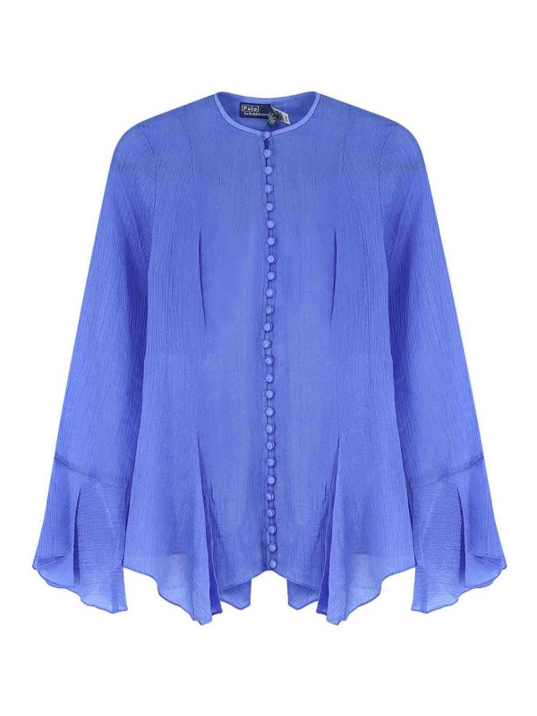 POLO RALPH LAUREN: シャツ - シャツ - ブルー