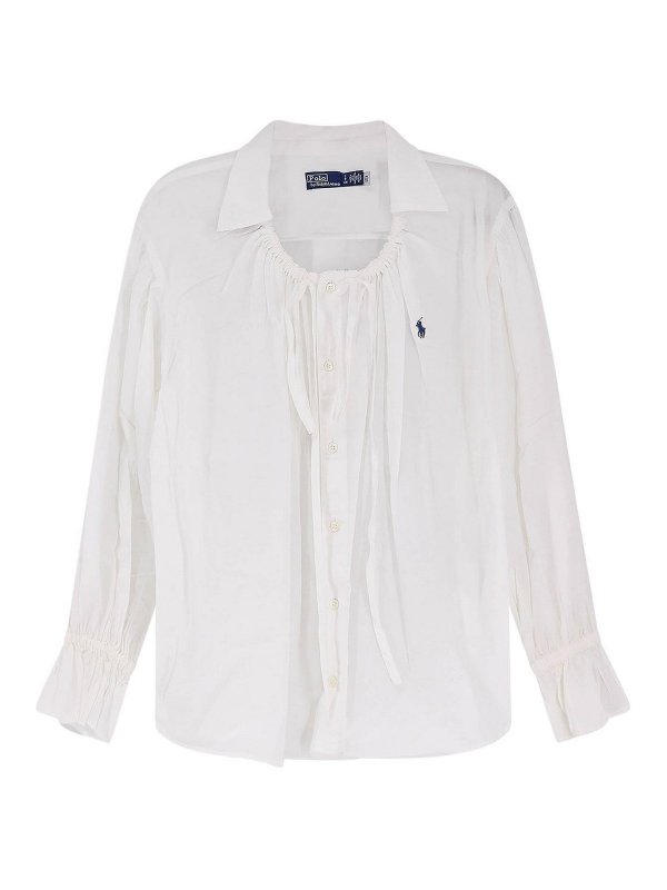 POLO RALPH LAUREN: シャツ - シャツ - 白