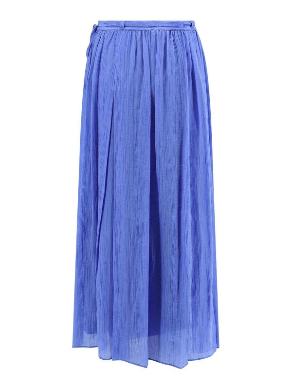 POLO RALPH LAUREN: ニーレングススカート＆ミディ丈 online - 膝丈/ミディスカート - ブルー