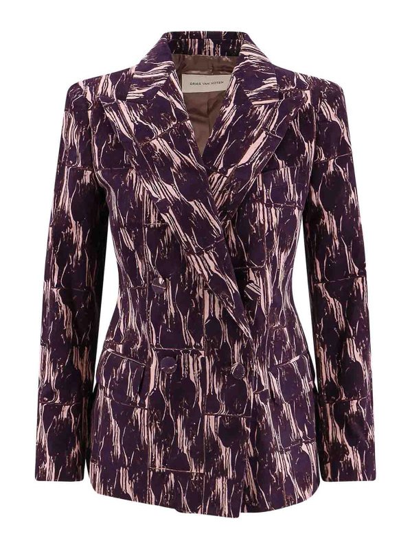 DRIES VAN NOTEN: ブレザー - ブレザー - 紫