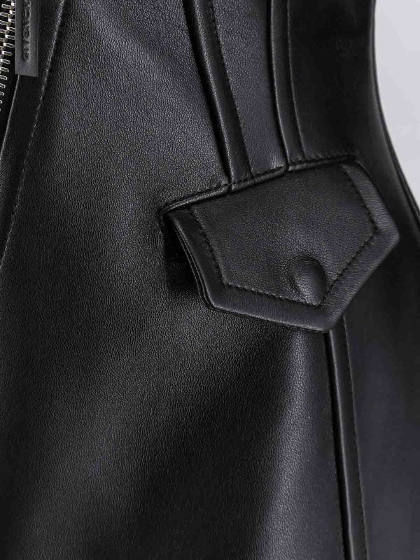 The Best Shops GIVENCHY: blazers - Waisted Leather Jacket