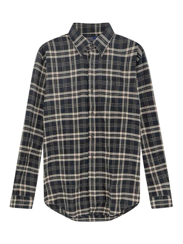 POLO RALPH LAUREN: シャツ - シャツ - 黒