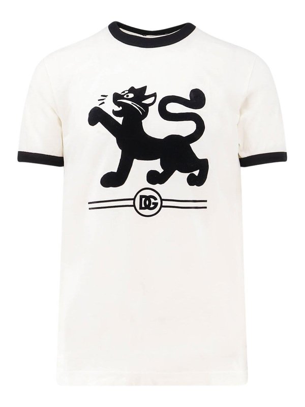 DOLCE & GABBANA: Camisetas - Camiseta - Blanco