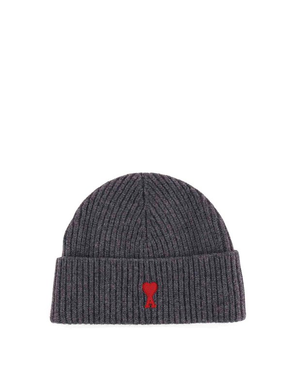 AMI PARIS: hats & caps - Virgin wool hat