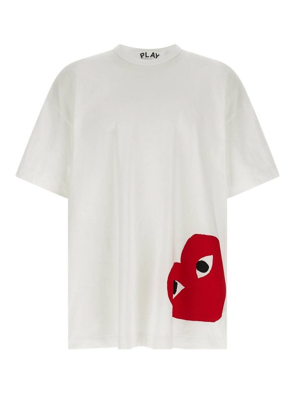 COMME DES GARÇONS HOMMES PLUS: t-shirt - T-shirt  stampata