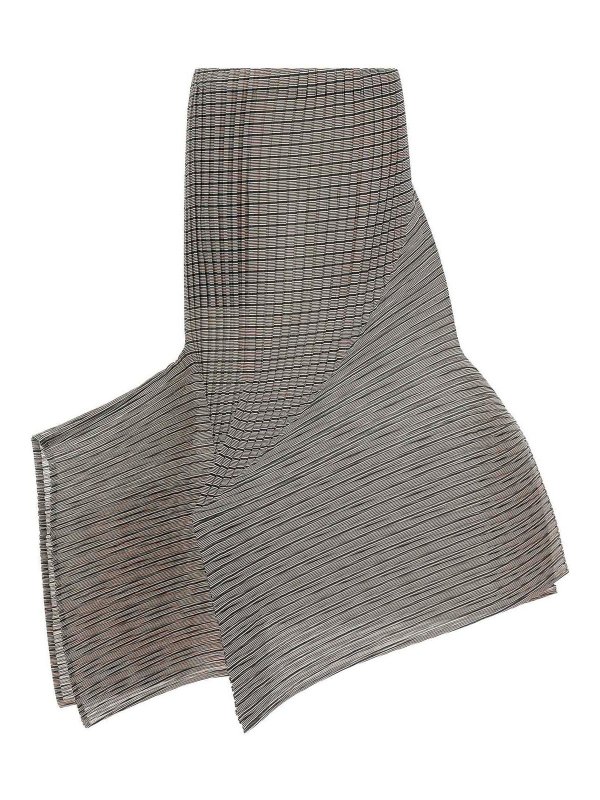 ISSEY MIYAKE: ロングシャツ - ロングスカート - ブラウン