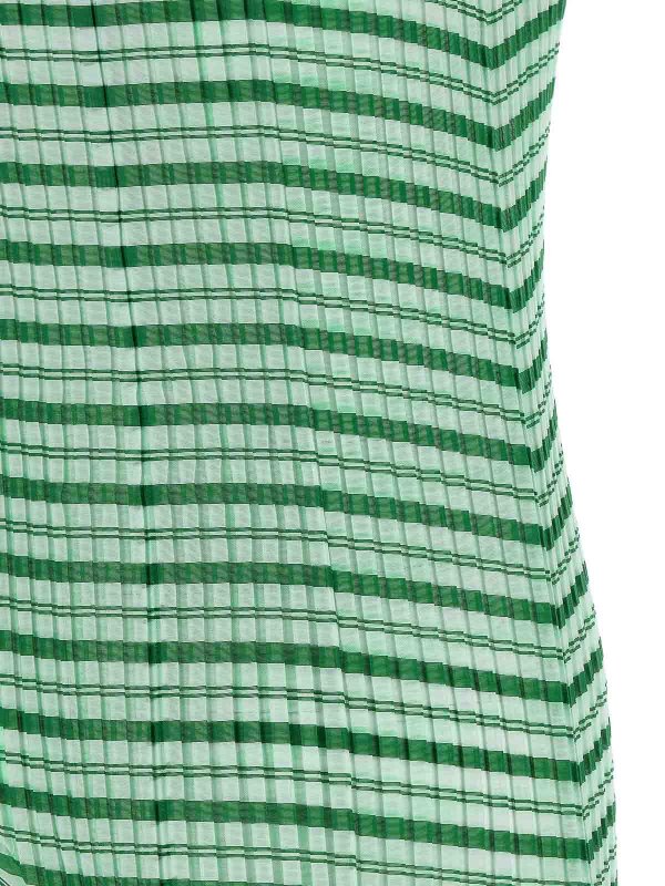 膝丈ドレス - 緑 Replica 
online: ISSEY MIYAKE