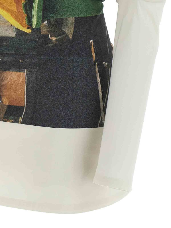 ブラウス - 白 shop online: ISSEY MIYAKE