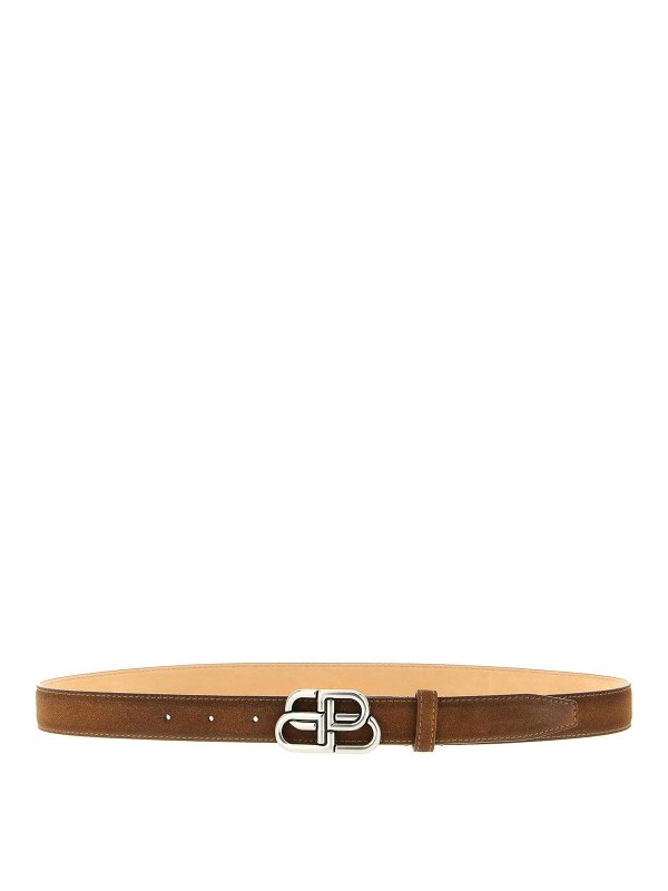 BALENCIAGA: Cinturones - Cinturón - Marrón