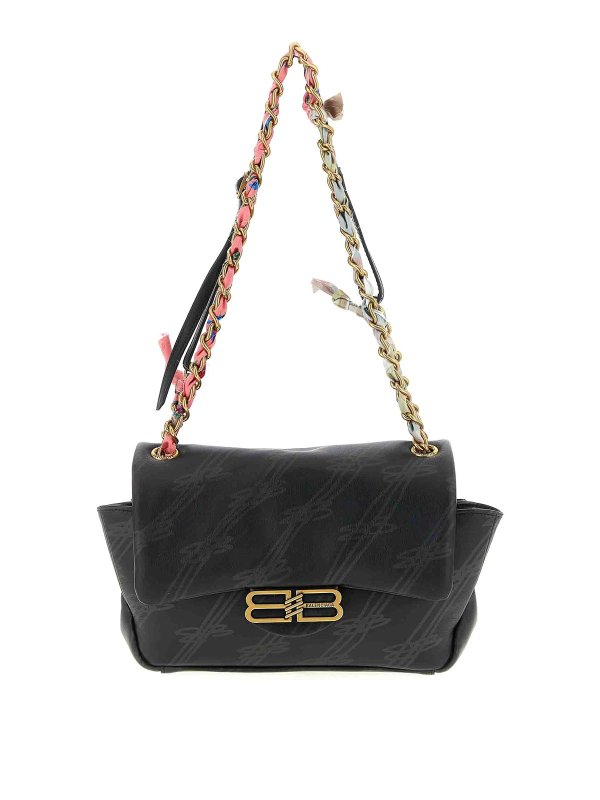 BALENCIAGA: ショルダーバッグ - ショルダーバッグ - 黒