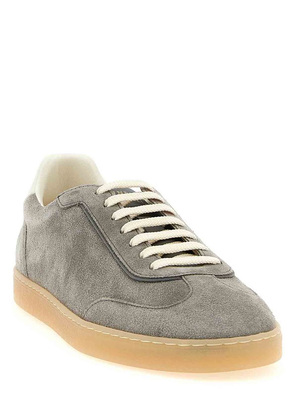 BRUNELLO CUCINELLI: Chaussures de sport online - Baskets - Gris