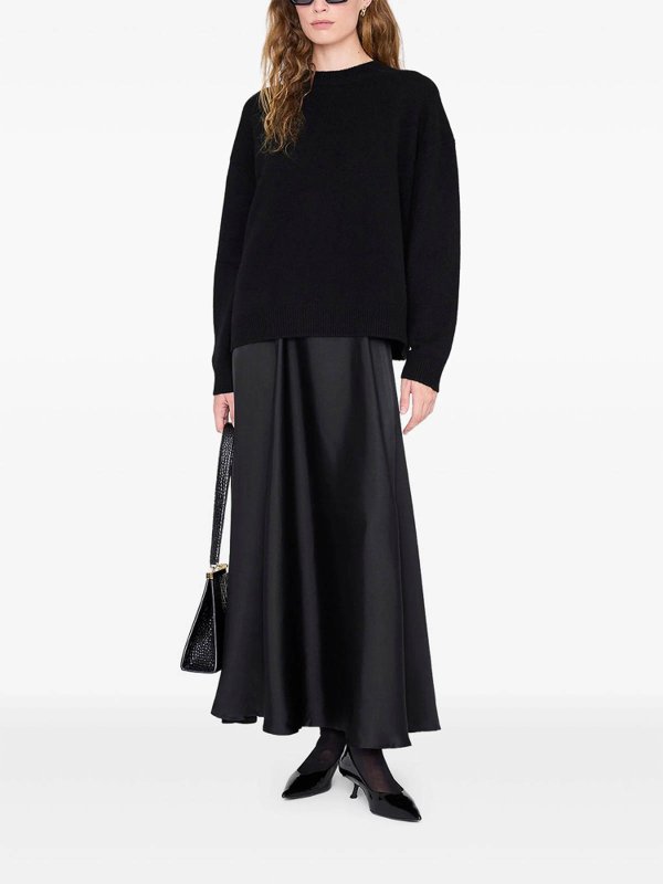 The Best Shops ANINE BING: ニーレングススカート＆ミディ丈 - 膝丈/ミディスカート - 黒