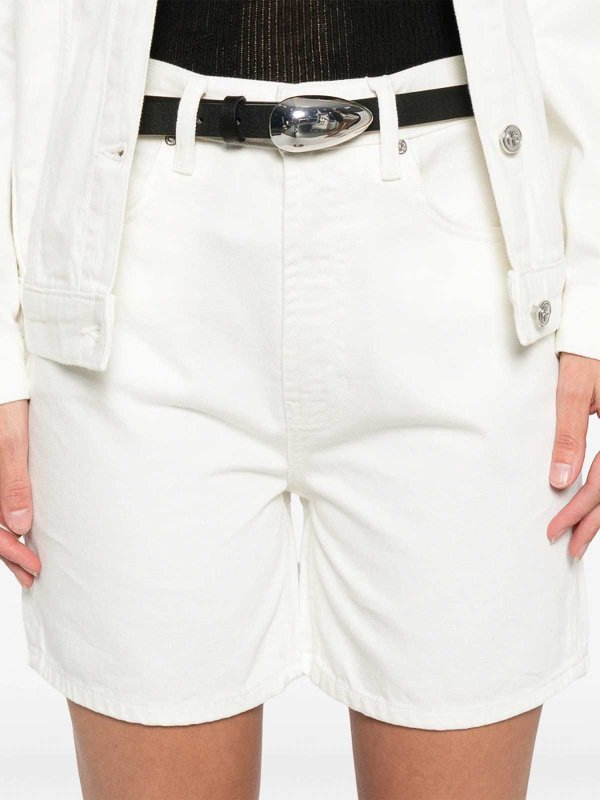 ショートパンツ - 白 shop online: ANINE BING