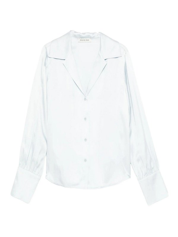 ANINE BING: シャツ - シャツ - ブルー