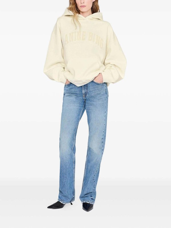 スウェットシャツ/セーター - クリーム shop online: ANINE BING