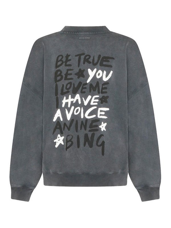 ANINE BING: スウェット＆セーター online - スウェットシャツ/セーター - 黒