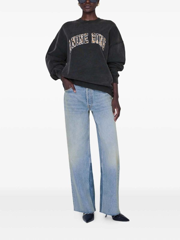 The Best Shops ANINE BING: スウェット＆セーター - スウェットシャツ/セーター - 黒