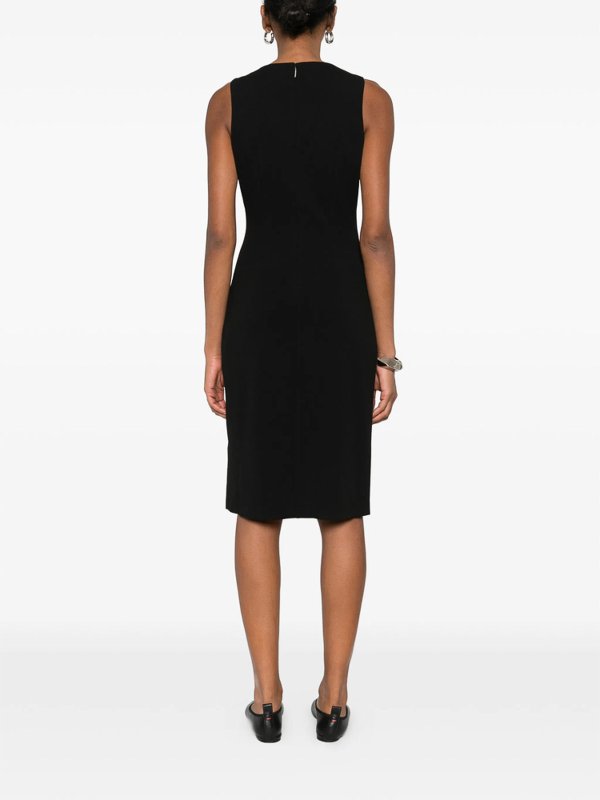 CALVIN KLEIN buy online 膝丈ドレス - 黒