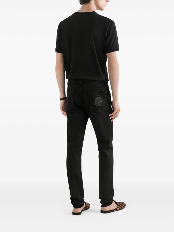 The Best Shops DOLCE & GABBANA: Jeans Rectos - Vaqueros Rectos - Negro