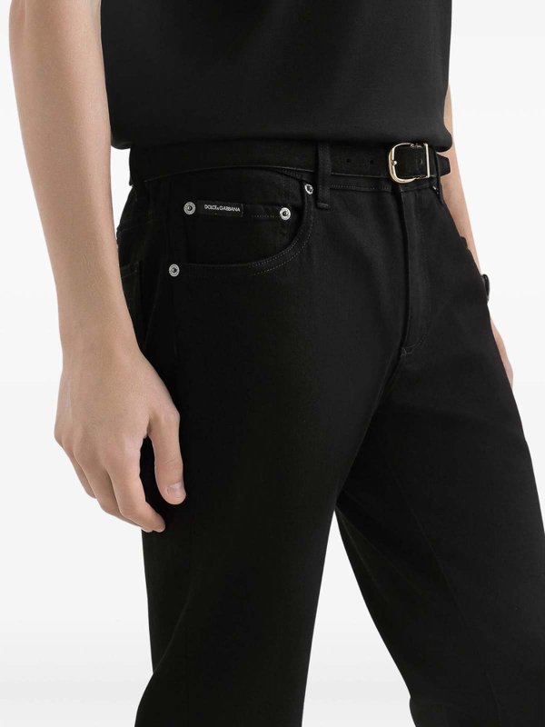 Vaqueros Rectos - Negro shop online: DOLCE & GABBANA
