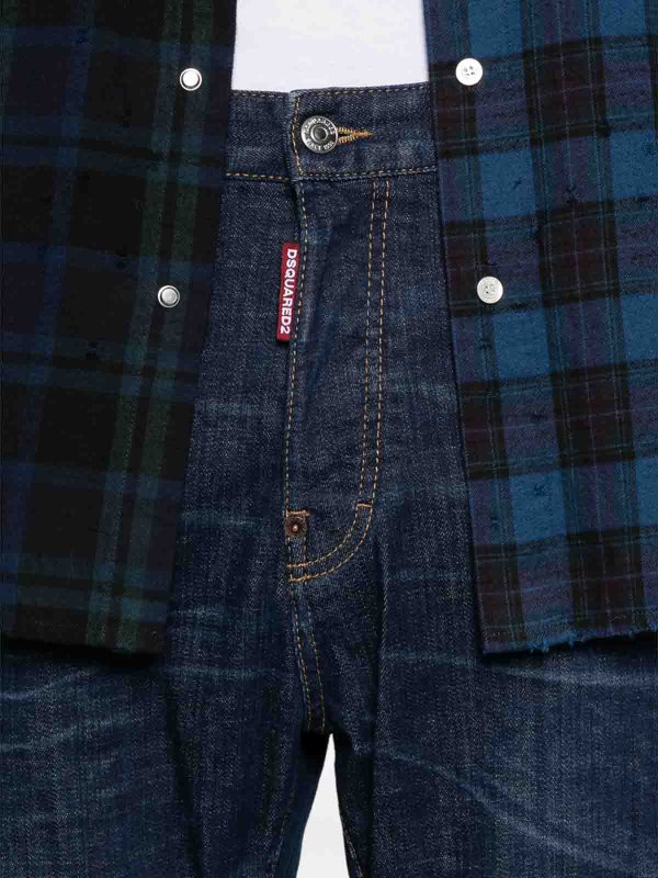DSQUARED2: jeans dritti, a sigaretta online - Jeans