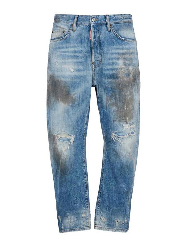 DSQUARED2: jeans dritti, a sigaretta - Jeans