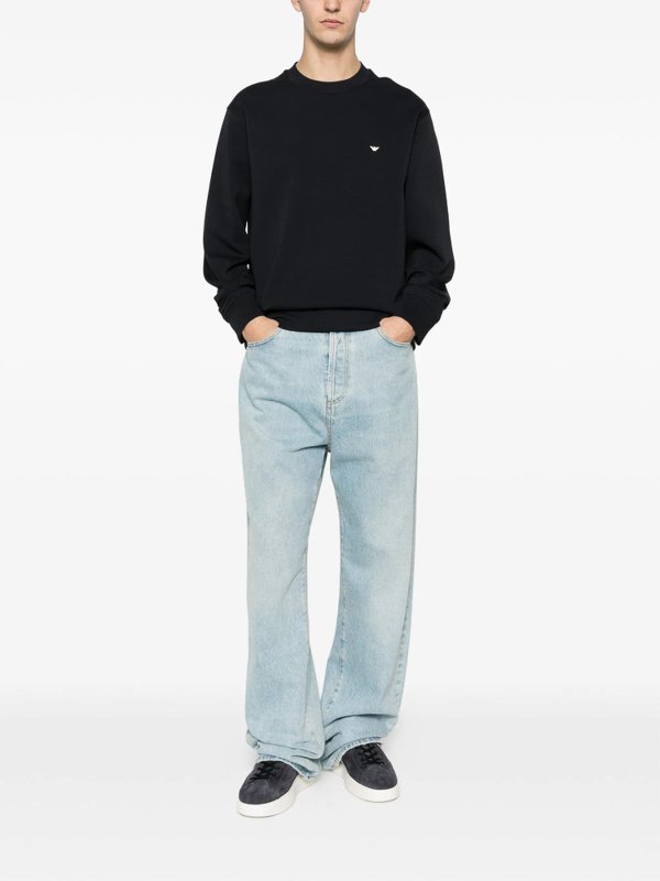 EMPORIO ARMANI buy online スウェットシャツ/セーター - ブルー