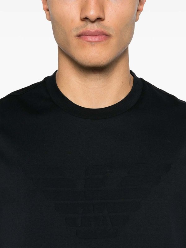 EMPORIO ARMANI: Tシャツ online - Tシャツ - 黒