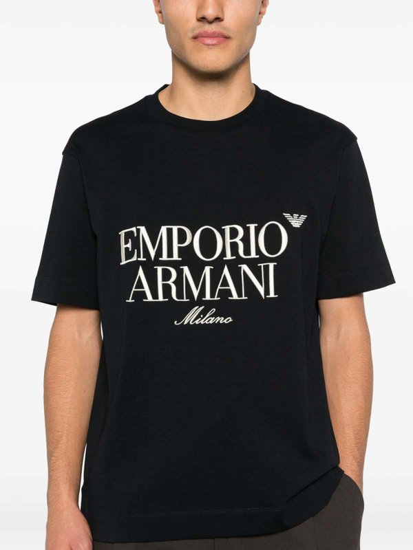 EMPORIO ARMANI buy online Tシャツ - 黒