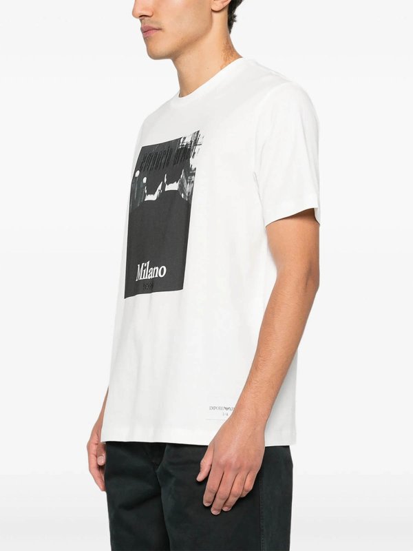 EMPORIO ARMANI buy online Tシャツ - 白