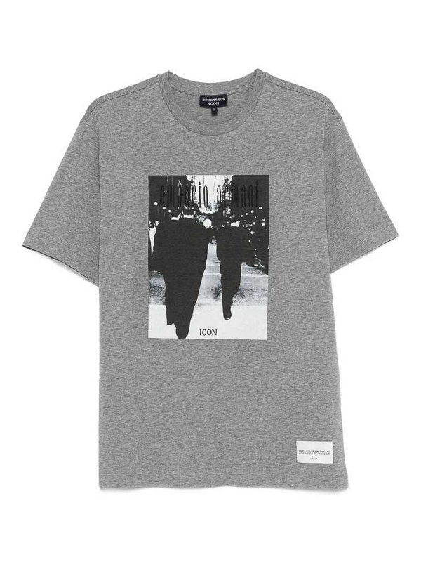 EMPORIO ARMANI: Camisetas - Camiseta - Gris