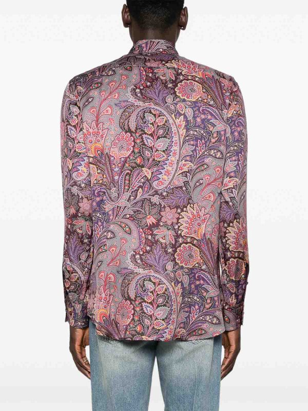 Hemd - Lila shop online: ETRO