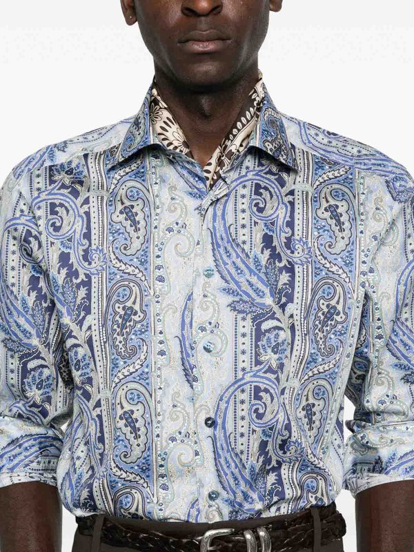 Hemd - Blau shop online: ETRO