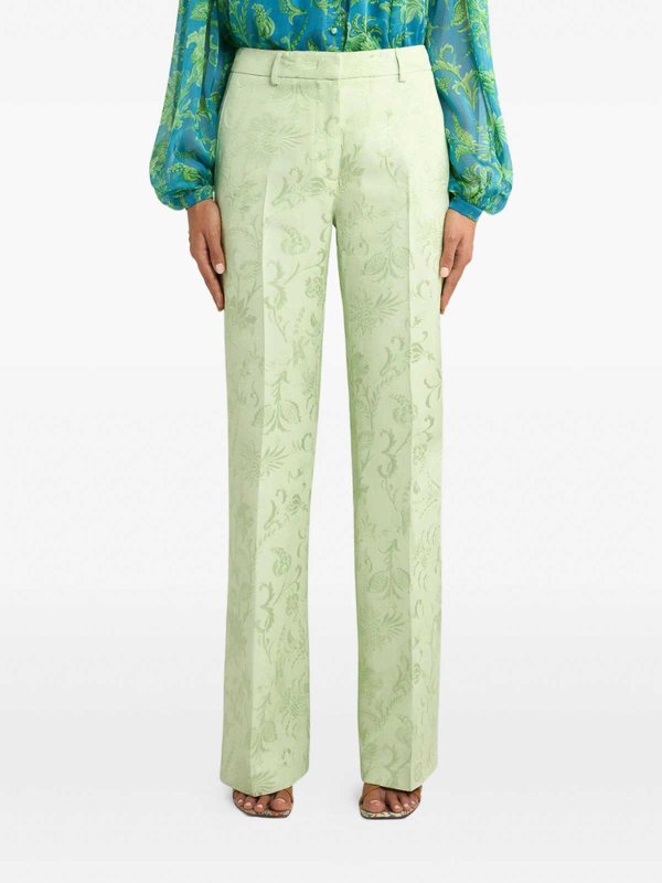 カジュアルパンツ - 緑 shop online: ETRO