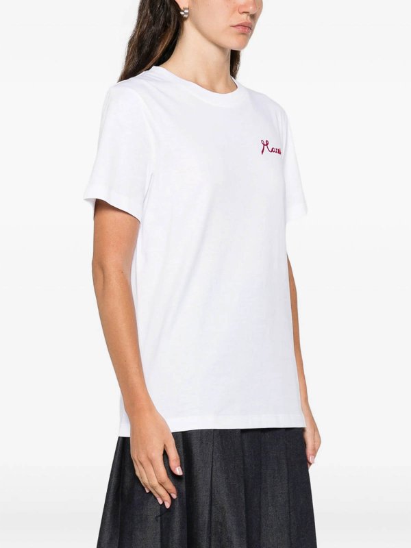 Marni: Tシャツ online - Tシャツ - 白
