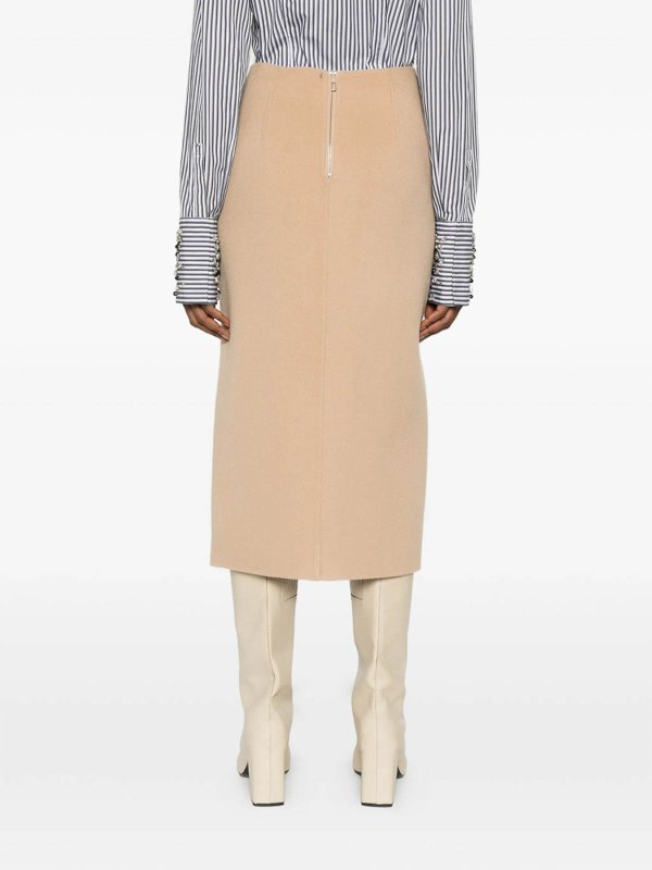 膝丈/ミディスカート - ブラウン Replica 
online: SPORTMAX