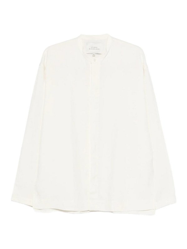 STUDIO NICHOLSON: Camisas - Camisa - Blanco